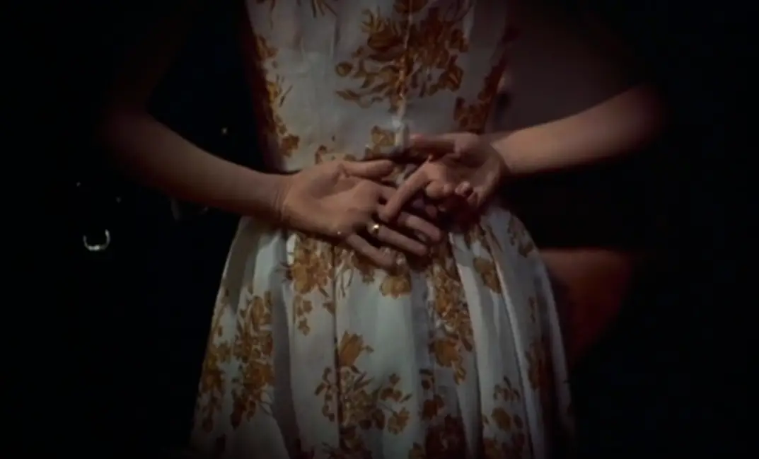  mystery plot in a single POV shot of Lisa wearing Jeff's wedding ring