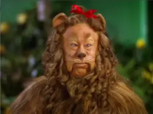 Image result for cowardly lion crying gif